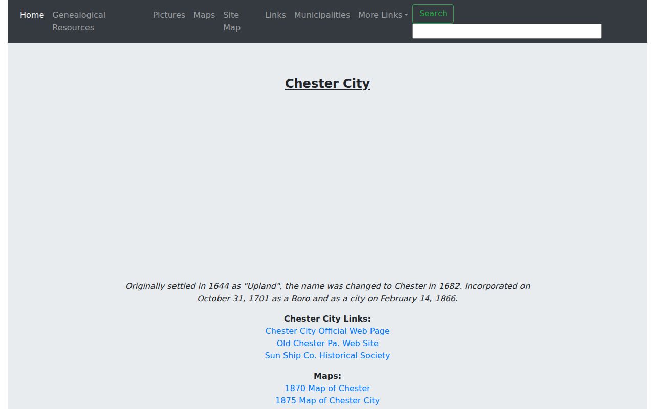 Chester city directory digitized historical volumes collection